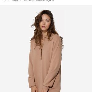 Tan Pullover Tunic Sweater